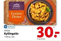 Lidl VITASIA Kyllingelår tilbud