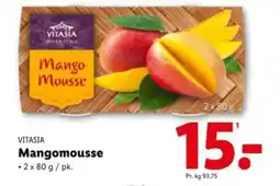 Lidl VITASIA Mangomousse tilbud
