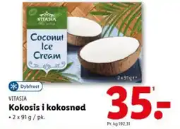 Lidl VITASIA Kokosis i kokosnød tilbud