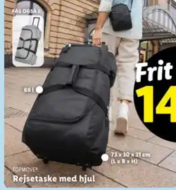 Lidl TOPMOVE Rejsetaske med hjul tilbud