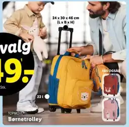 Lidl TOPMOVE Børnetrolley tilbud