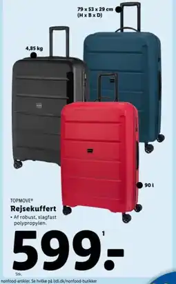 Lidl TOPMOVE Rejsekuffert tilbud