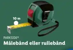 Lidl PARKSIDE Målebånd eller rullebånd tilbud