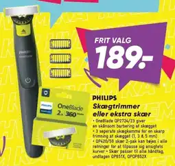 Bilka PHILIPS Skægtrimmer eller ekstra skær tilbud