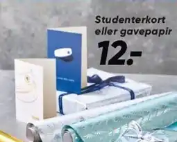 Bilka Studenterkort eller gavepapir tilbud