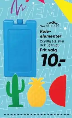 Bilka NORTH FIELD Køleelementer tilbud