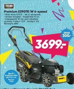 Bilka TEXAS Premium 5390TR/W 4-speed tilbud