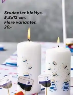 Bilka Studenter bloklys tilbud