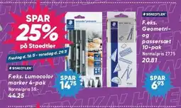 Bilka SPAR 25% på Staedtler tilbud