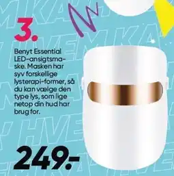 Bilka Essential LED-ansigtsmaske tilbud