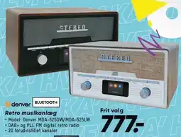 Bilka DENVER Retro musikanlæg tilbud