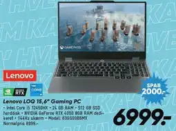 Bilka Lenovo LOQ 15,6 Gaming PC tilbud