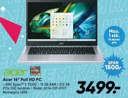 Bilka Acer 14 Full HD PC tilbud