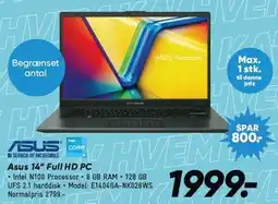 Bilka Asus 14 Full HD PC tilbud