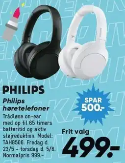 Bilka Philips høretelefoner tilbud