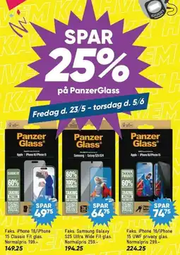 Bilka SPAR 25% på PanzerGlass tilbud