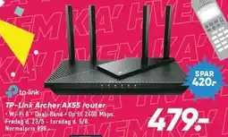 Bilka TP-Link Archer AX55 router tilbud