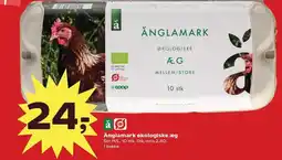 Kvickly Änglamark økologiske æg tilbud