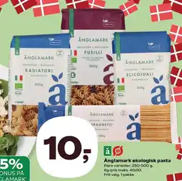 Kvickly Änglamark økologisk pasta tilbud
