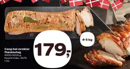 Kvickly Coop hel ovnklar flæskesteg tilbud