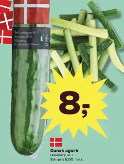 Kvickly Dansk agurk tilbud