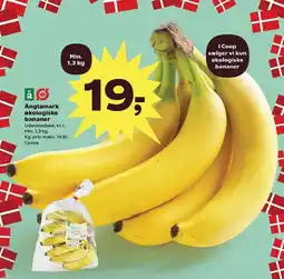 Kvickly Änglamark økologiske bananer tilbud