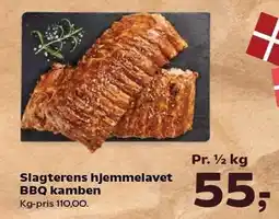 Kvickly Slagterens hjemmelavet BBQ kamben tilbud