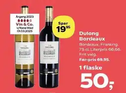 Kvickly Dulong Bordeaux tilbud