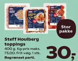 Kvickly Steff Houlberg toppings tilbud