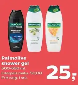 Kvickly Palmolive shower gel tilbud