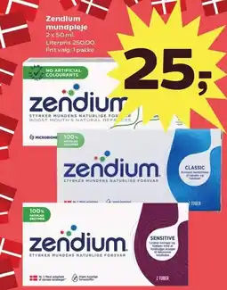 Kvickly Zendium mundpleje tilbud