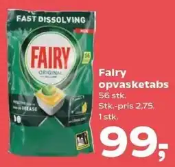 Fairy opvasketabs