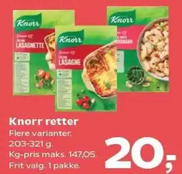 Kvickly Knorr retter tilbud
