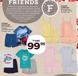 Kvickly Friends 2-delt sæt eller Friends shortssæt tilbud