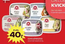 Kvickly K-Salat pålægssalat tilbud