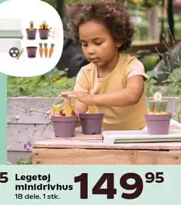 Kvickly Legetøj minidrivhus tilbud