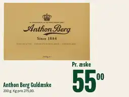 Min Købmand Anthon Berg Guldæske tilbud