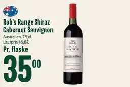 Min Købmand Rob's Range Shiraz Cabernet Sauvignon tilbud