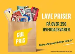 Min Købmand LAVE PRISER PÅ OVER 250 HVERDAGSVARER tilbud