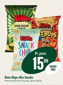 Min Købmand Kims Chips eller Snacks tilbud