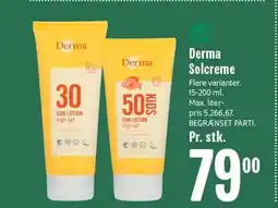 Min Købmand Derma Solcreme tilbud
