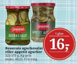 Dagli'Brugsen Beauvais agurkesalat eller appetit tilbud