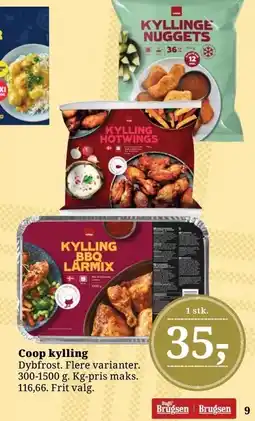 Dagli'Brugsen Coop kylling tilbud