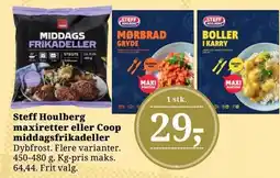 Dagli'Brugsen Steff Houlberg maxiretter eller Coop middagsfrikadeller tilbud