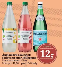 Dagli'Brugsen Änglamark økologisk sodavand eller Pellegrino tilbud