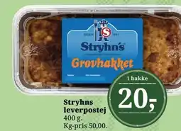 Stryhns leverpostej