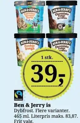 Dagli'Brugsen Ben & Jerry is tilbud