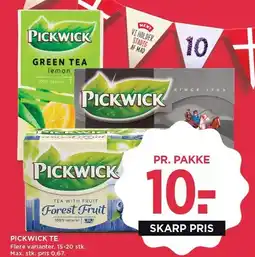 MENY PICKWICK TE tilbud