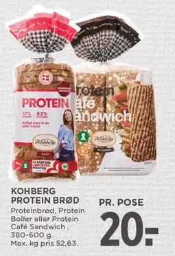 MENY KOHBERG PROTEIN BRØD tilbud