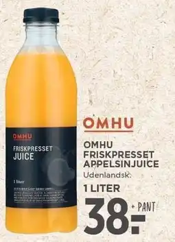 MENY OMHU FRISKPRESSET APPELSIN JUICE tilbud
